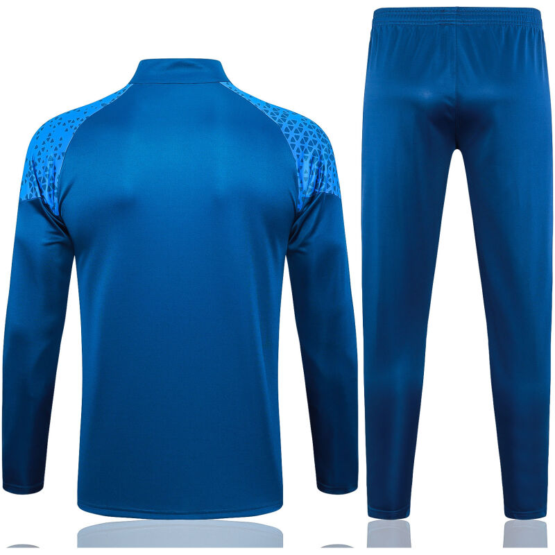 Mens Olympique Marseille Training Suit Blue 2023/24