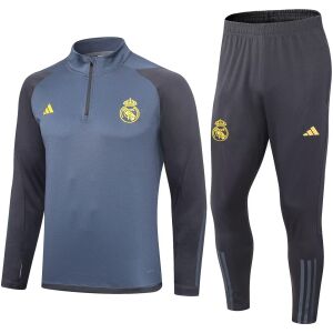 Herren Real Madrid Trainingsanzug Grau 2023/24