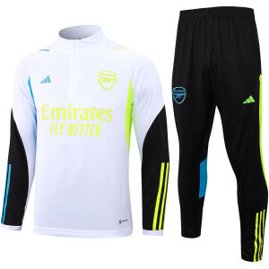 Mens Arsenal Training Suit White 2023/24