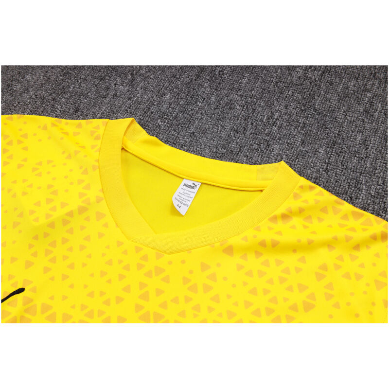 Mens Borussia Dortmund Singlet Suit Yellow 2023/24