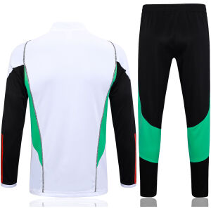 Mens Manchester United Training Suit White – Black 2023/24