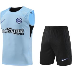 Mens Inter Milan Singlet Suit Light Blue 2023/24