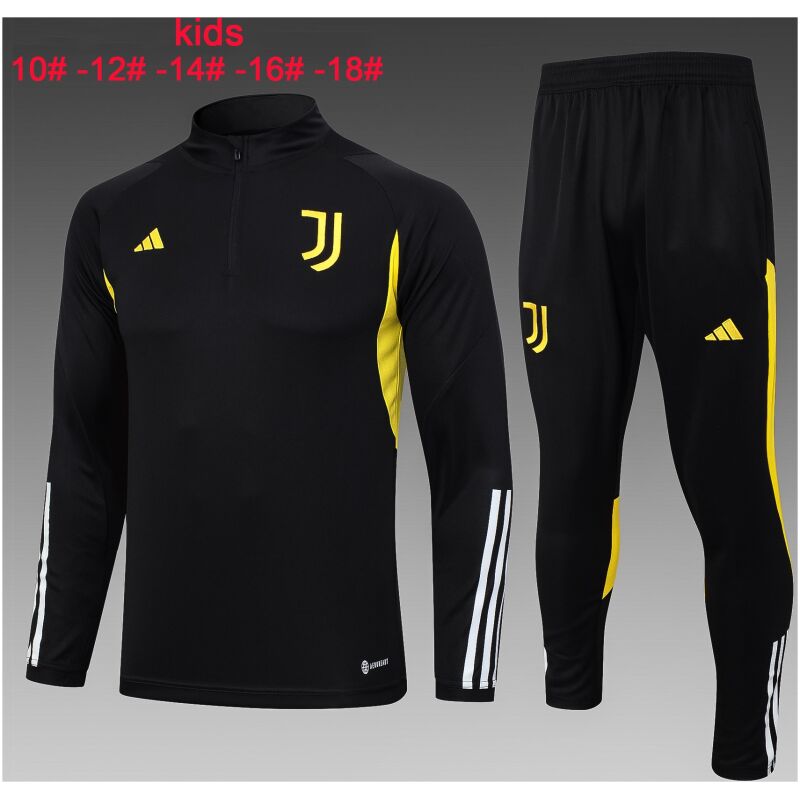 Kids Juventus Training Suit Black 2023/24