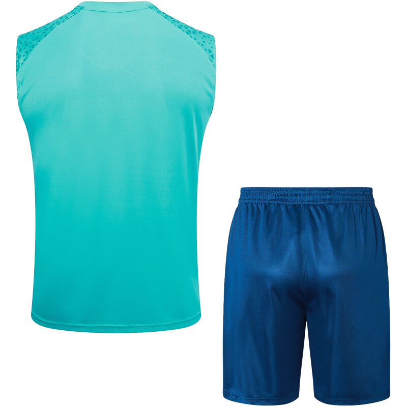 Mens Olympique Marseille Short Training Suit Green 2023/24