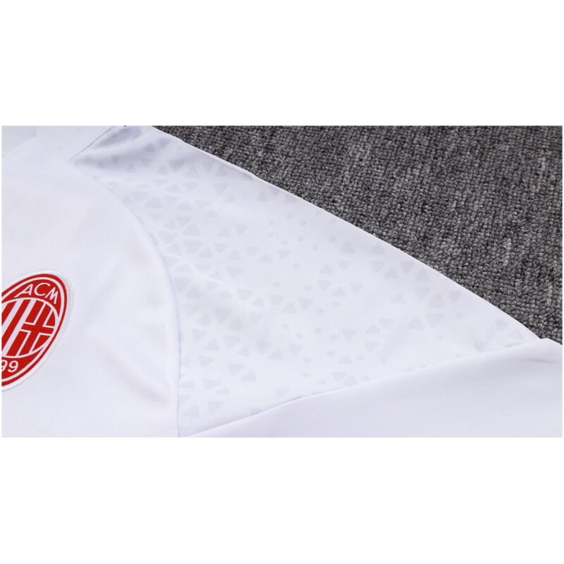 Mens AC Milan Training Suit White 2023/24