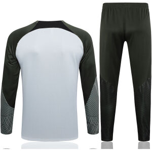 Mens Barcelona Training Suit Light Grey 2023/24