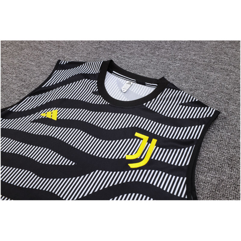 Mens Juventus Singlet Suit Grey – Black 2023/24