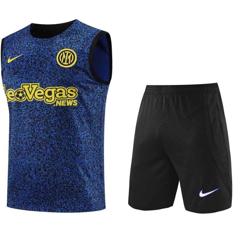Mens Inter Milan Singlet Suit Royal Blue 2023/24