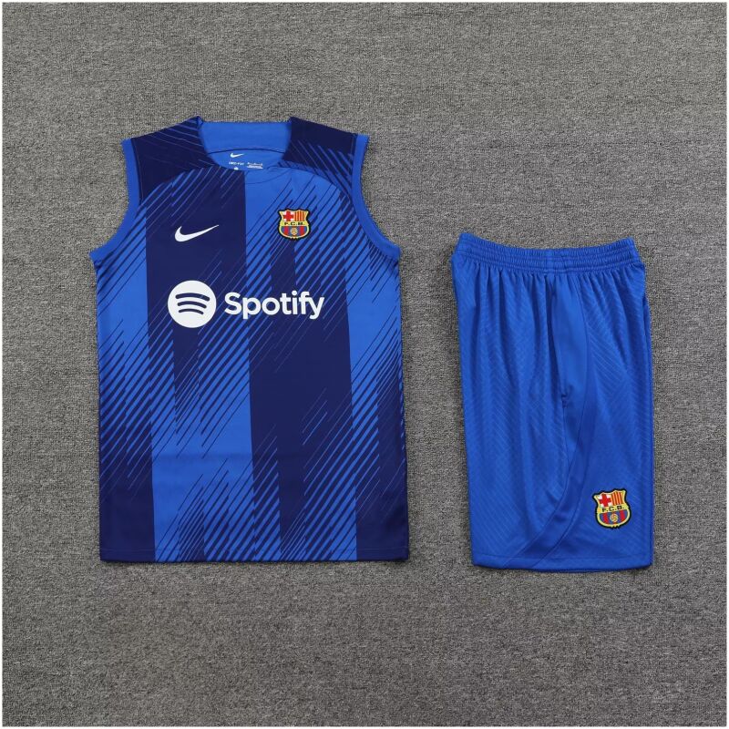 Mens Barcelona Singlet Suit Blue 2023/24