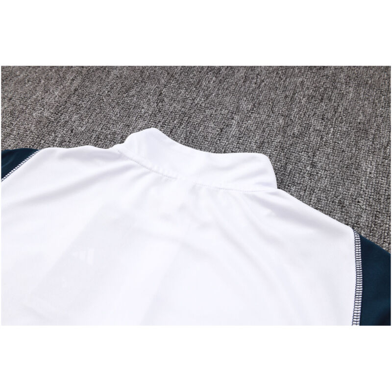 Mens Real Madrid Training Suit White 2023/24