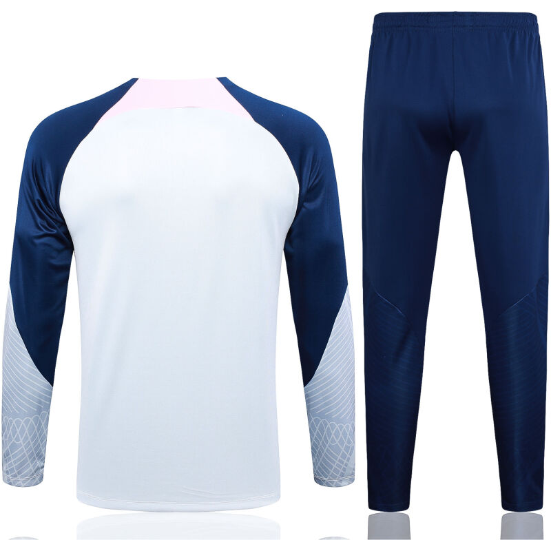 Mens Tottenham Hotspur Training Suit Light Grey 2023/24