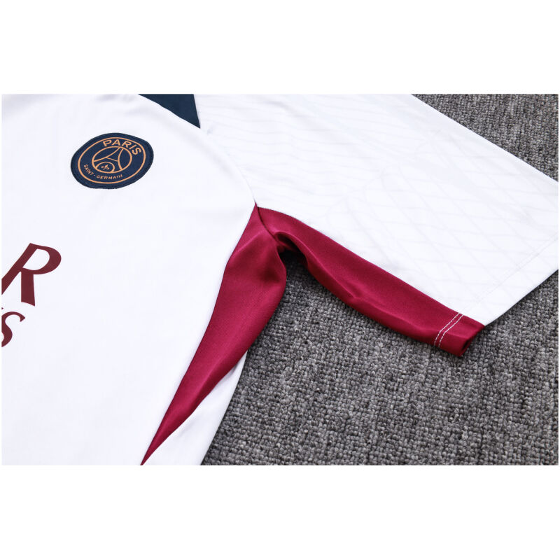 Mens PSG Short Training Suit White 2023/24