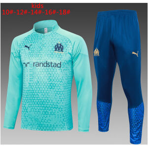 Kids Olympique Marseille Training Suit Green Diamond 2023/24