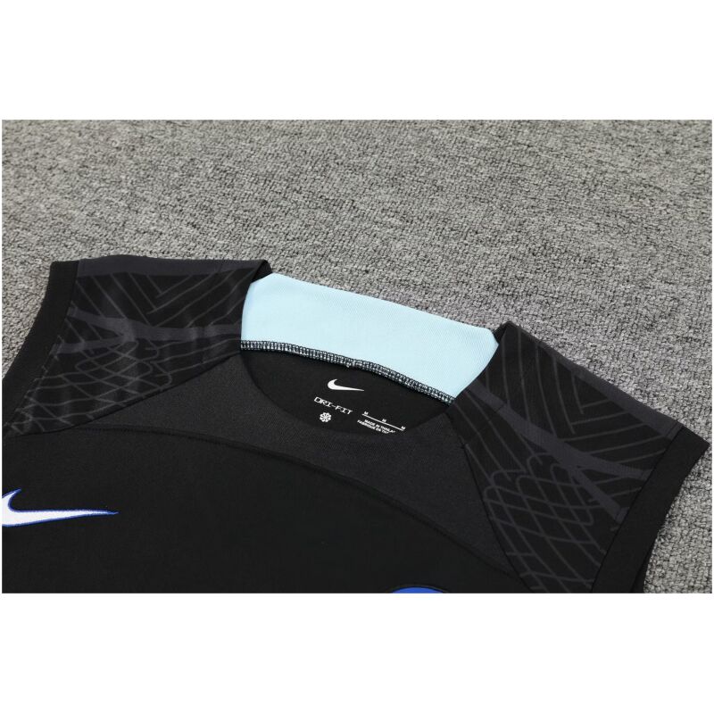 Mens Inter Milan Singlet Suit Black 2023/24