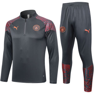 Mens Manchester City Training Suit Grey 2023/24