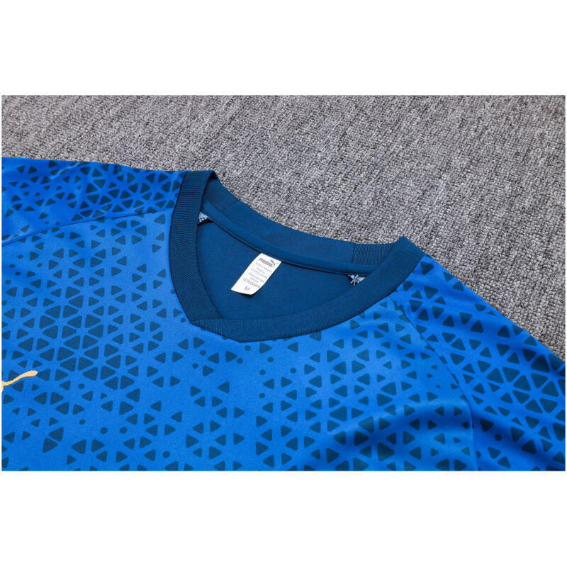 Mens Olympique Marseille Short Training Suit Blue 2023/24