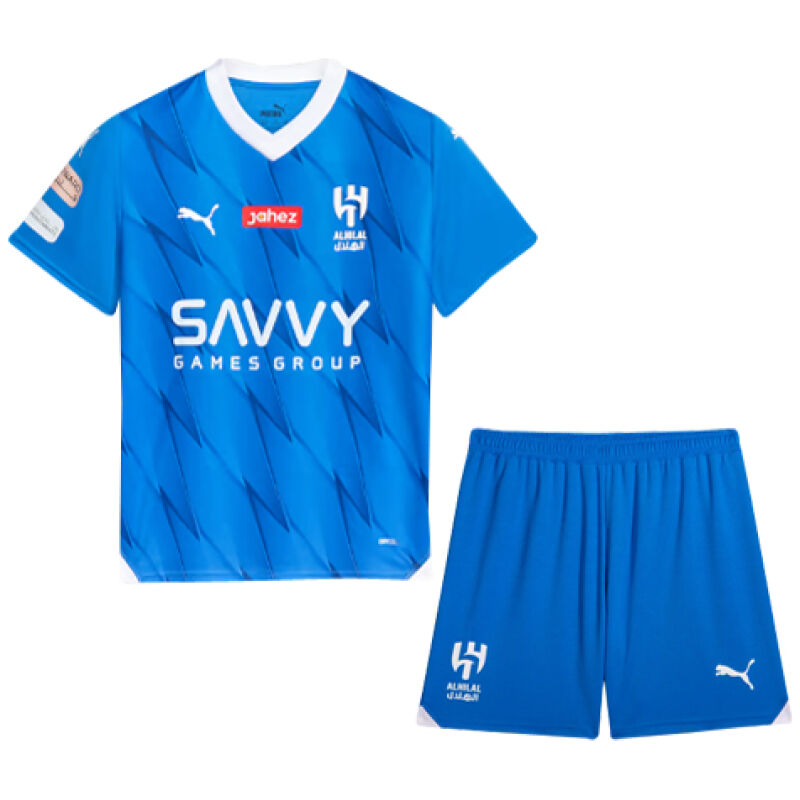 Kids Al-Hilal Home Jersey 2023/24