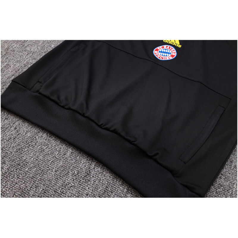 Mens Bayern Munich Training Suit Black – Blue 2023/24