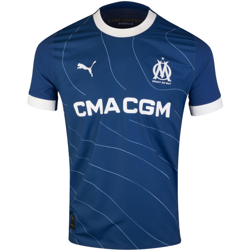 Mens Olympique Marseille Away Authentic Jersey 2023/24 – Match
