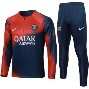 Mens PSG Training Suit Red – Royal 2023/24