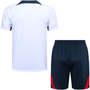 Mens PSG Short Training Suit White 2023/24