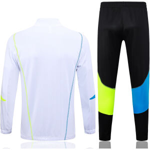 Mens Arsenal Jacket + Pants Training Suit White 2023/24