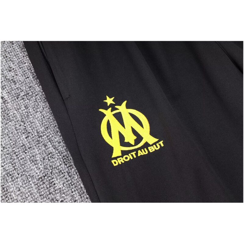 Mens Olympique Marseille Training Suit Black 2023/24
