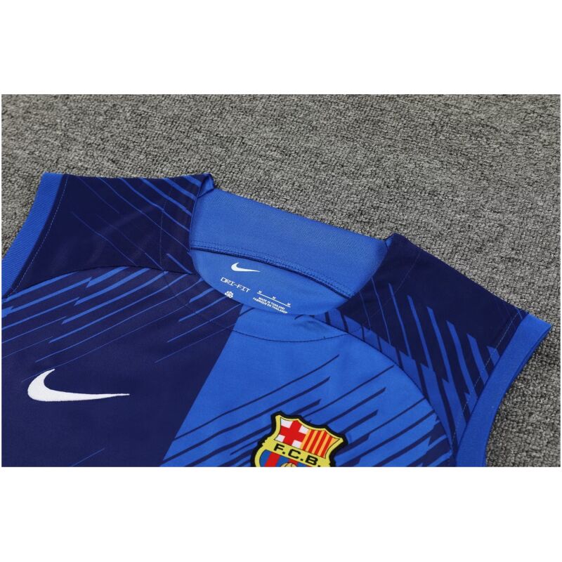 Mens Barcelona Singlet Suit Blue 2023/24