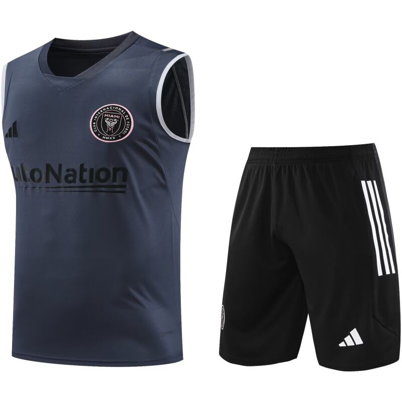 Mens Inter Miami C.F. Singlet Suit Dark Grey 2023/24