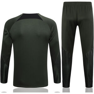 Mens Barcelona Training Suit Dark Green 2023/24