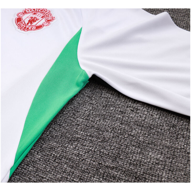 Mens Manchester United Training Suit White – Black 2023/24