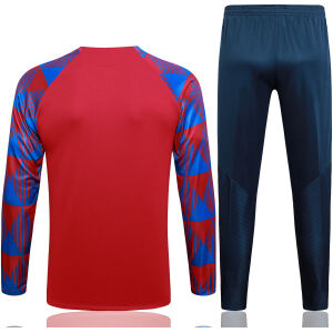Mens Barcelona Training Suit Red 2023/24