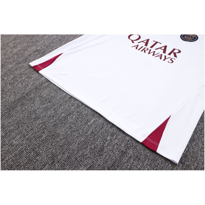 Mens PSG Short Training Suit White 2023/24