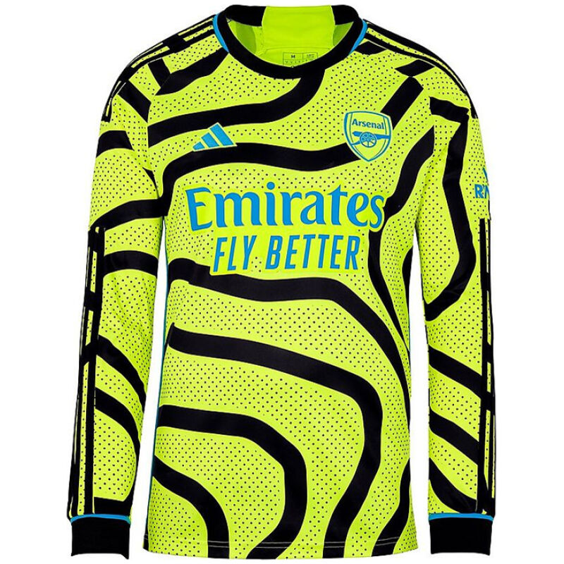 Mens Arsenal Away Jersey Long Sleeve 2023/24