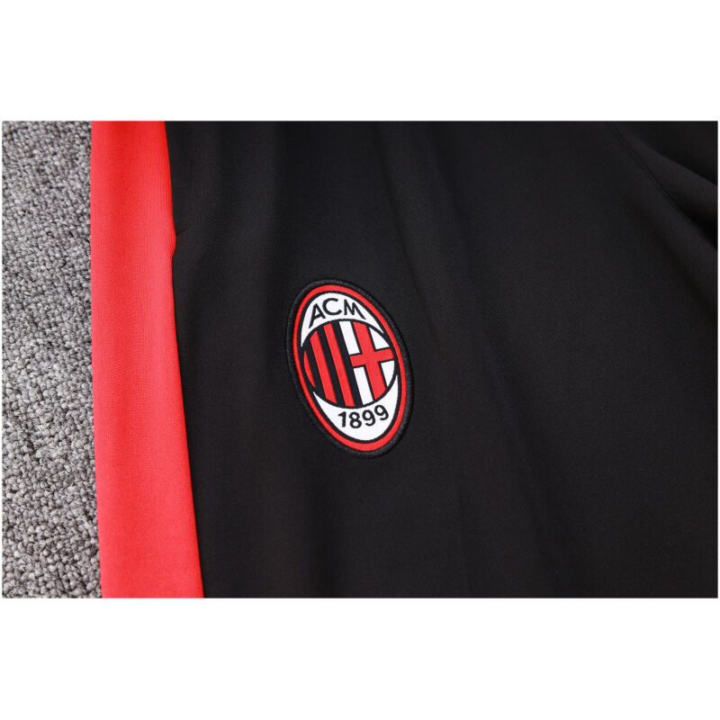 Mens AC Milan Training Suit Red – Black 2023/24