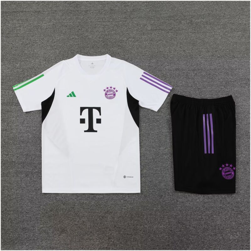 Mens Bayern Munich Short Training Suit White 2023/24