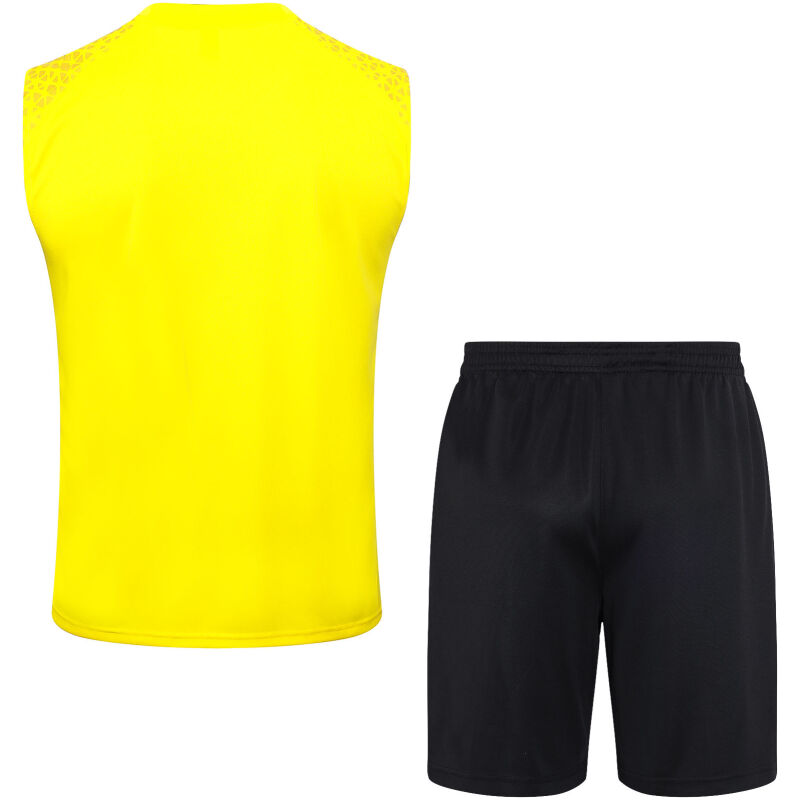 Mens Borussia Dortmund Singlet Suit Yellow 2023/24