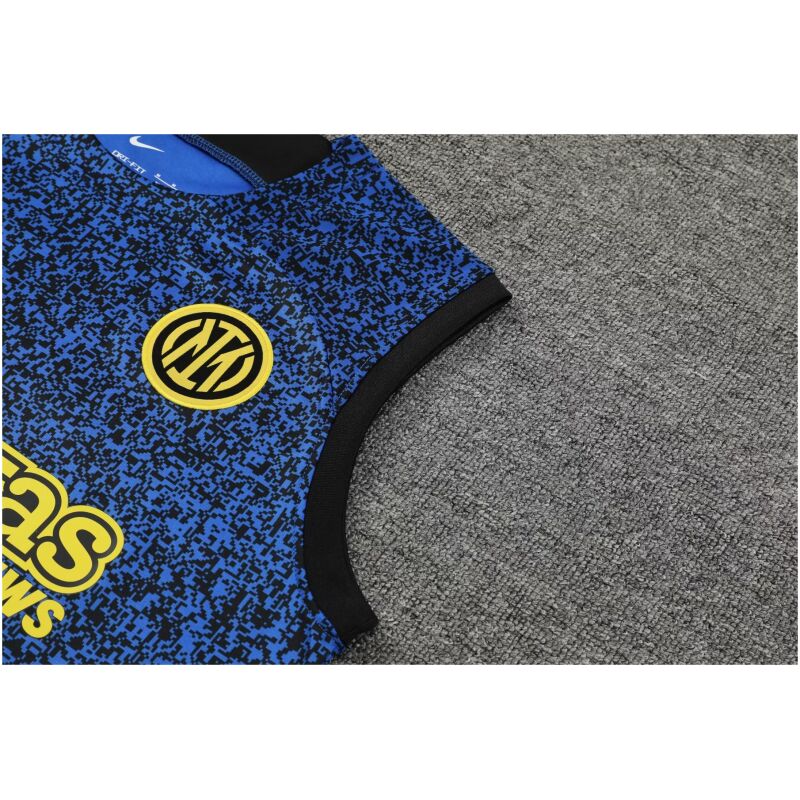 Mens Inter Milan Singlet Suit Royal Blue 2023/24