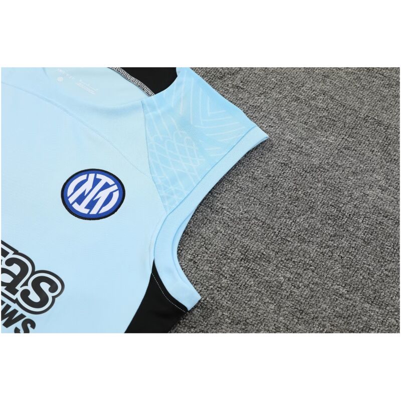 Herren Inter Mailand Singlet Anzug Hellblau 2023/24