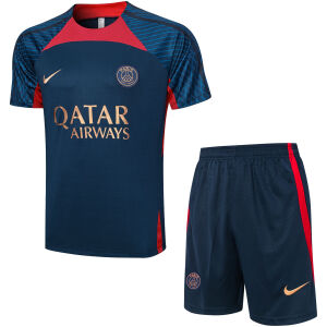 Mens PSG Short Training Suit Royal Blue 2023/24