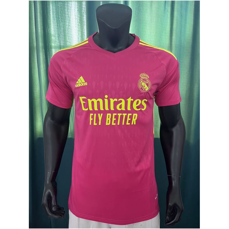 Mens Real Madrid Goalkeeper Wine Jersey 2023/24