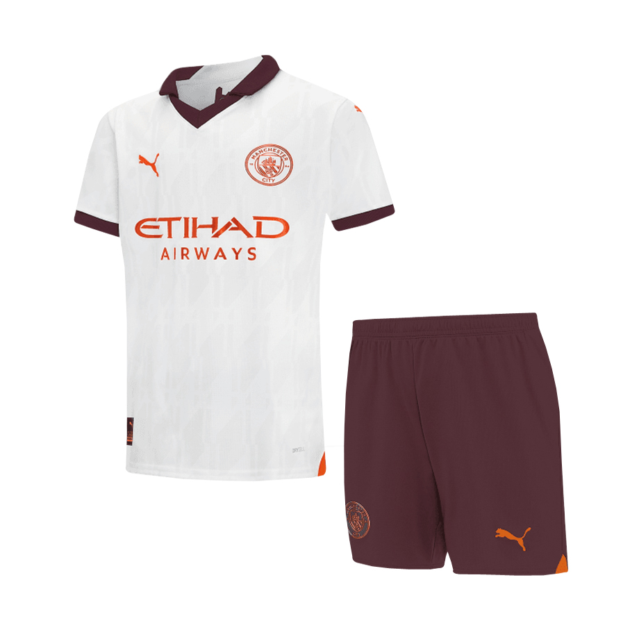 Kids Manchester City Away Jersey 2023/24