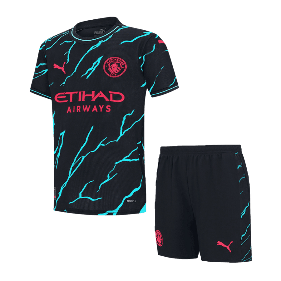 Kids Manchester City Third Jersey 2023/24
