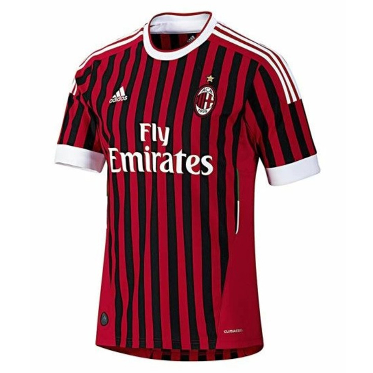 Mens AC Milan Retro Home Jersey 2011/12