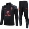 Mens AC Milan Training Suit Black 2023/24