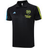 Mens Arsenal Polo Shirt Black 2023/24