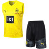 Mens Borussia Dortmund Singlet Suit Yellow 2023/24