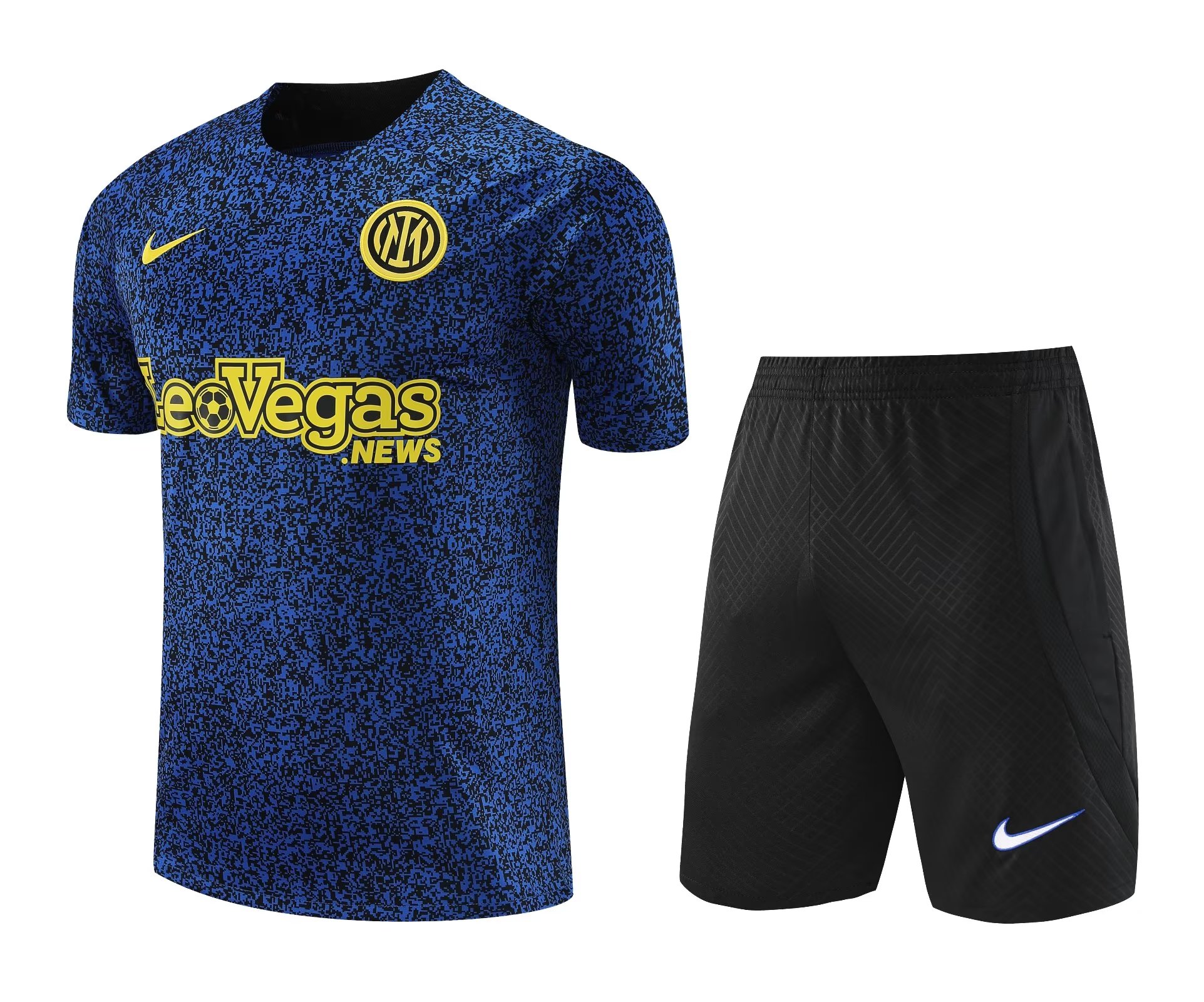Mens Inter Milan Short Training Suit Royal Blue 2023/24