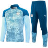 Mens Manchester City Training Suit Blue Diamonds 2023/24