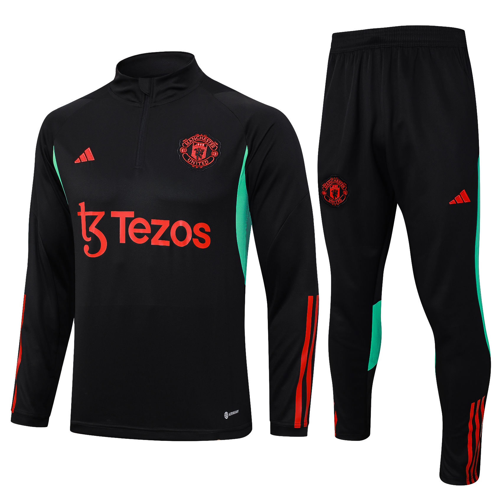 Mens Manchester United Training Suit Black 2023/24